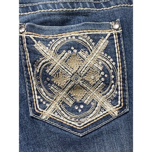 Nine West Vintage America Jeans Womens 14/32 Blue Stretch Denim - Picture 7 of 15